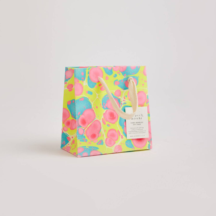 Hand Marbled Gift Bags (Small)