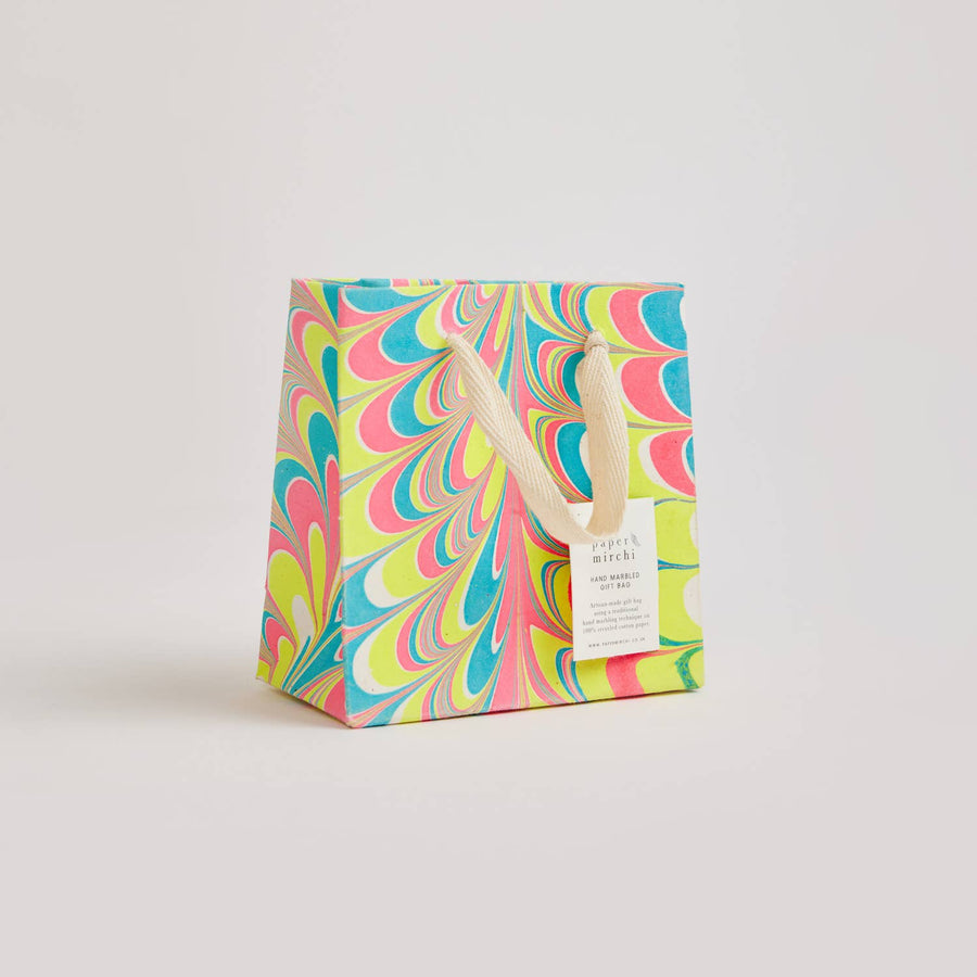 Hand Marbled Gift Bags (Small)