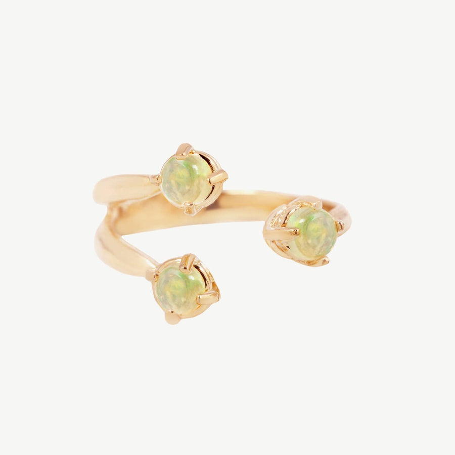 Triple Twisted Claw Ring