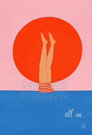 All In - Art Print from Lisa Congdon