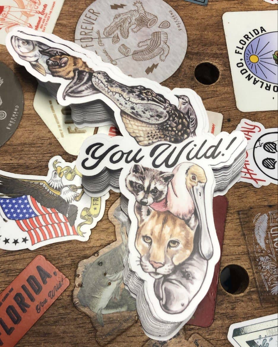 Florida You Wild Sticker