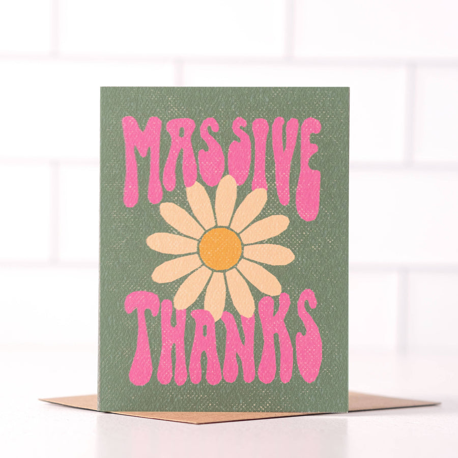 Massive Thanks - Fall Thank You Card