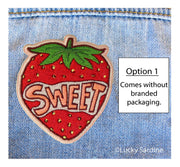 Sweet Strawberry Embroidered Patch