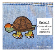 Skating Tortoise, Slow Your Roll Skate Patch