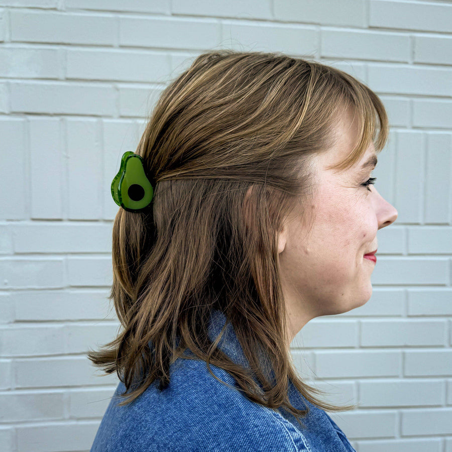 Mini Avocado Hair Claw