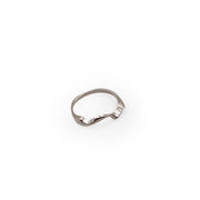 rivulet stacking rings in brass or sterling silver