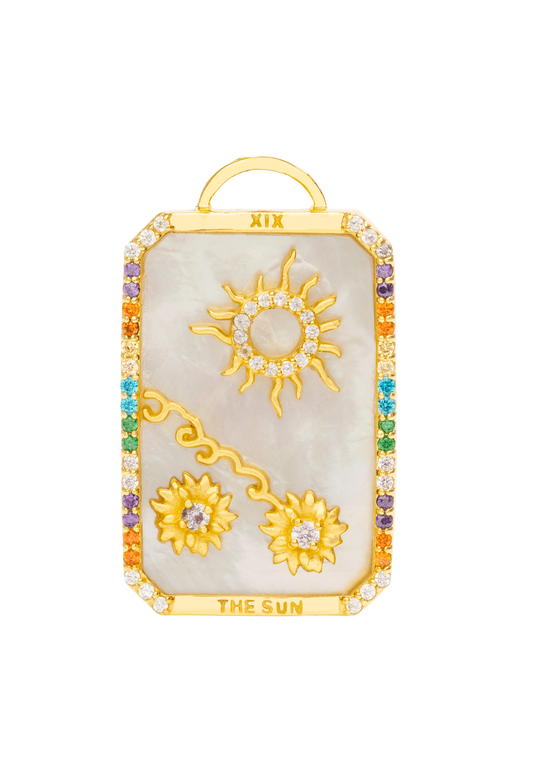 The Sun Tarot Card Necklace