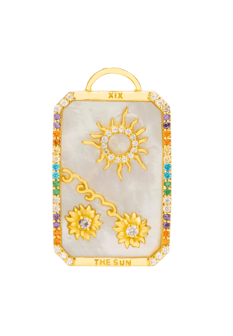 The Sun Tarot Card Necklace