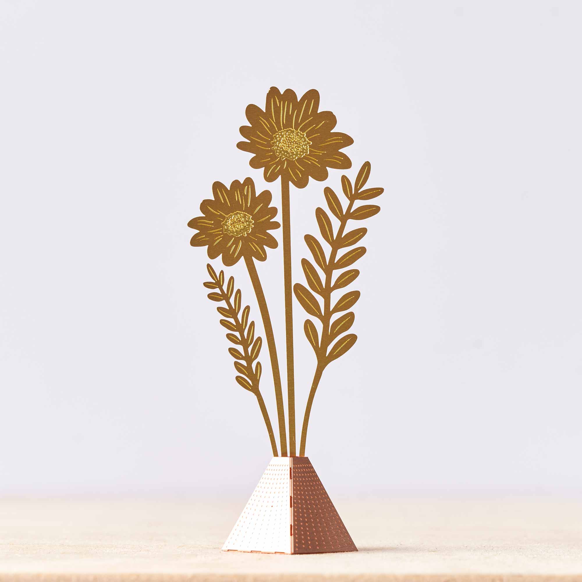 Tiny Bouquet - Brass