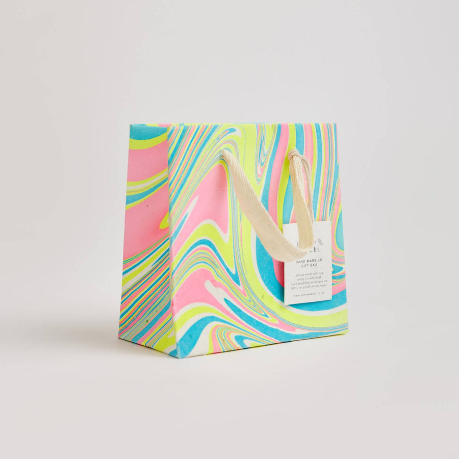 Hand Marbled Gift Bags (Small)