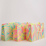 Large Hand Marbled Gift Bags