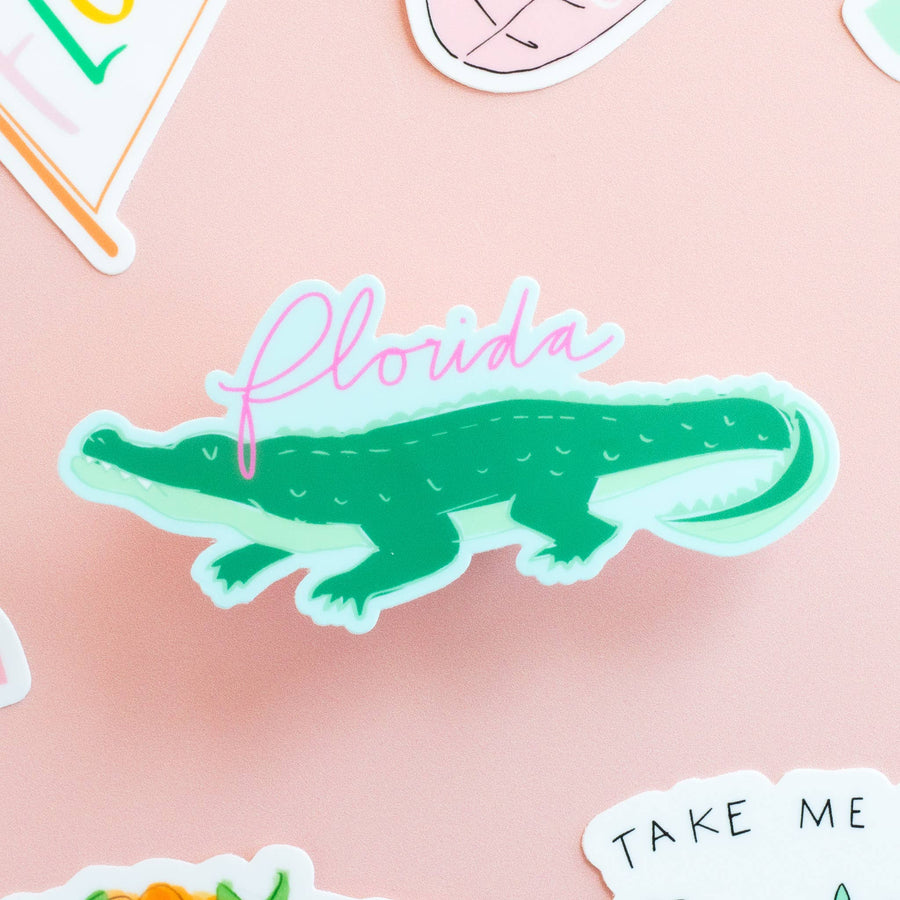 Florida Alligator Sticker