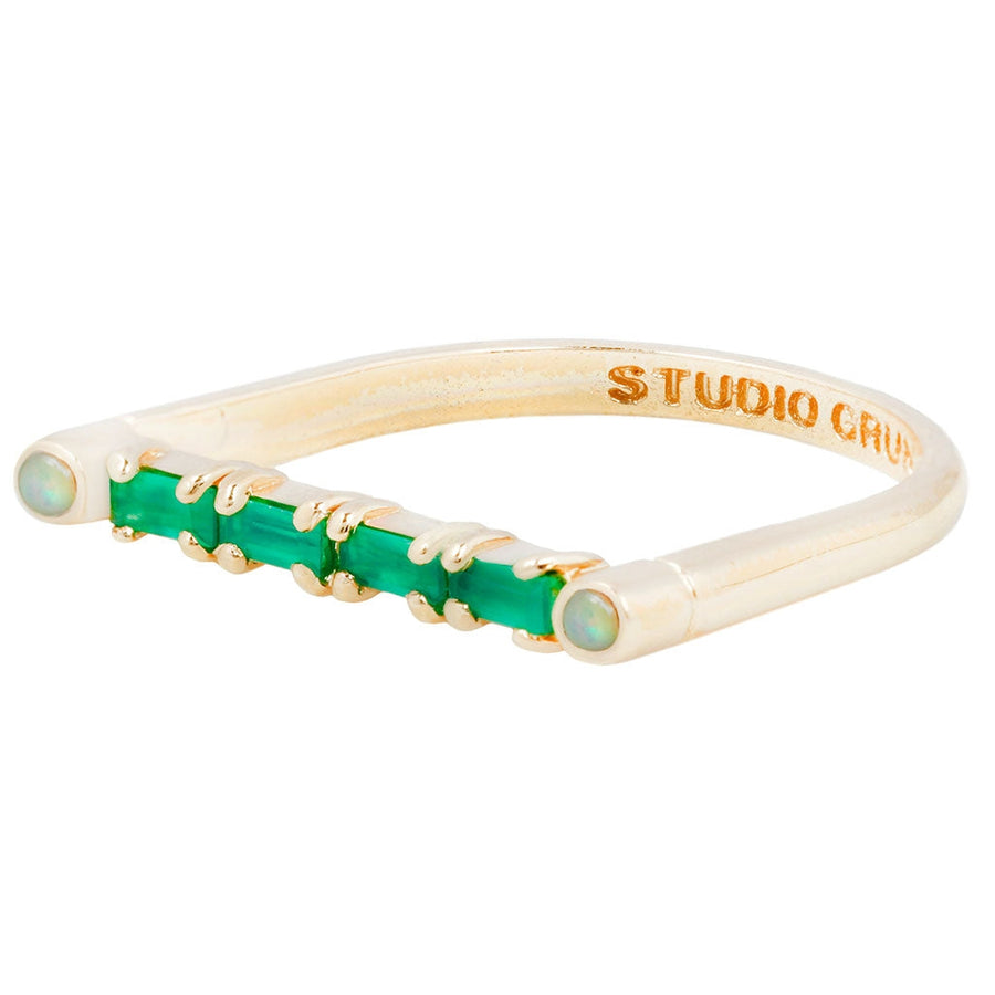 Cha Cha Gemstone Bar Ring