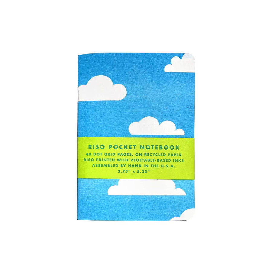 Riso printed pocket notebook