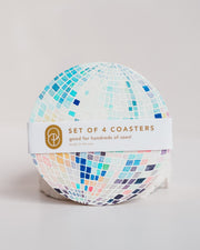 Disco Chipboard Coasters (set of 4)