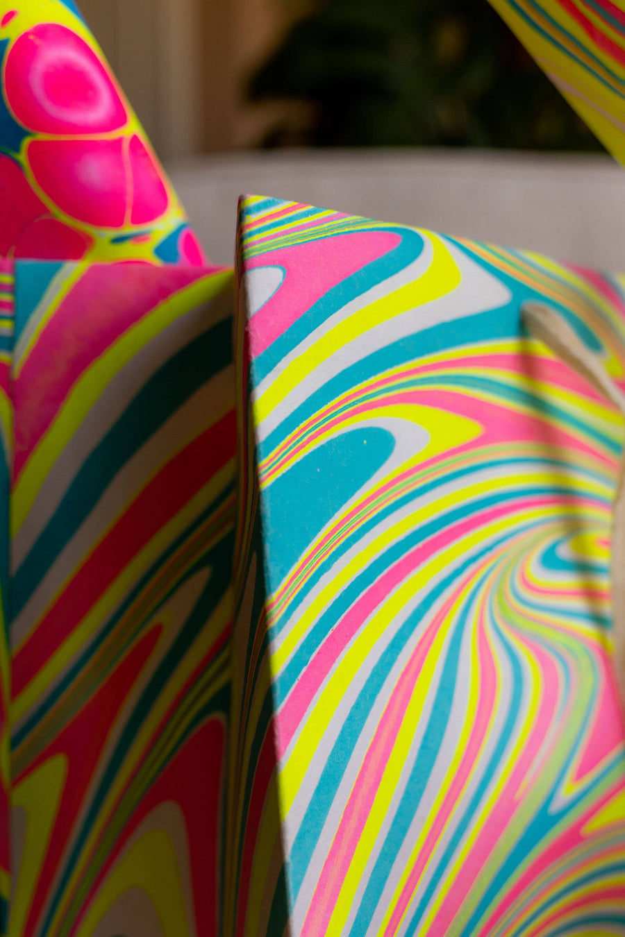 Large Hand Marbled Gift Bags