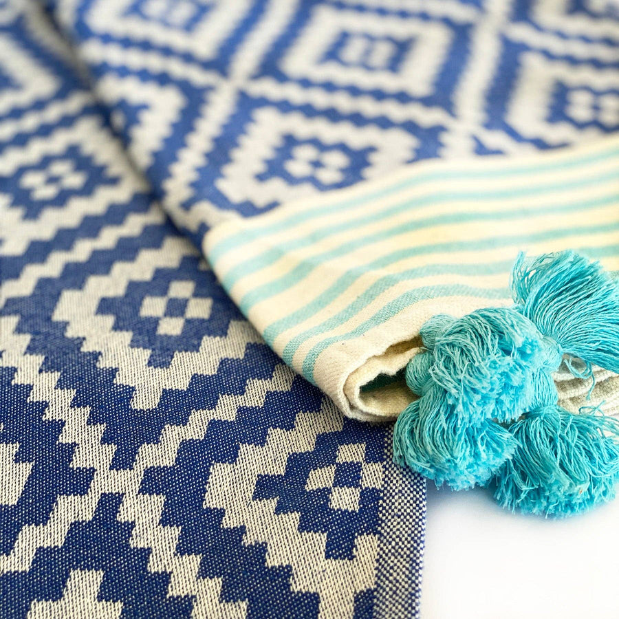 Merida Blue Turkish Towel / Blanket