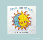 Sun & Moon, Celestial Sun, Cosmic Embroidered Patch