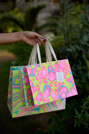 Large Hand Marbled Gift Bags