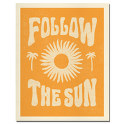 Follow the sun - Summer art print 11x14"