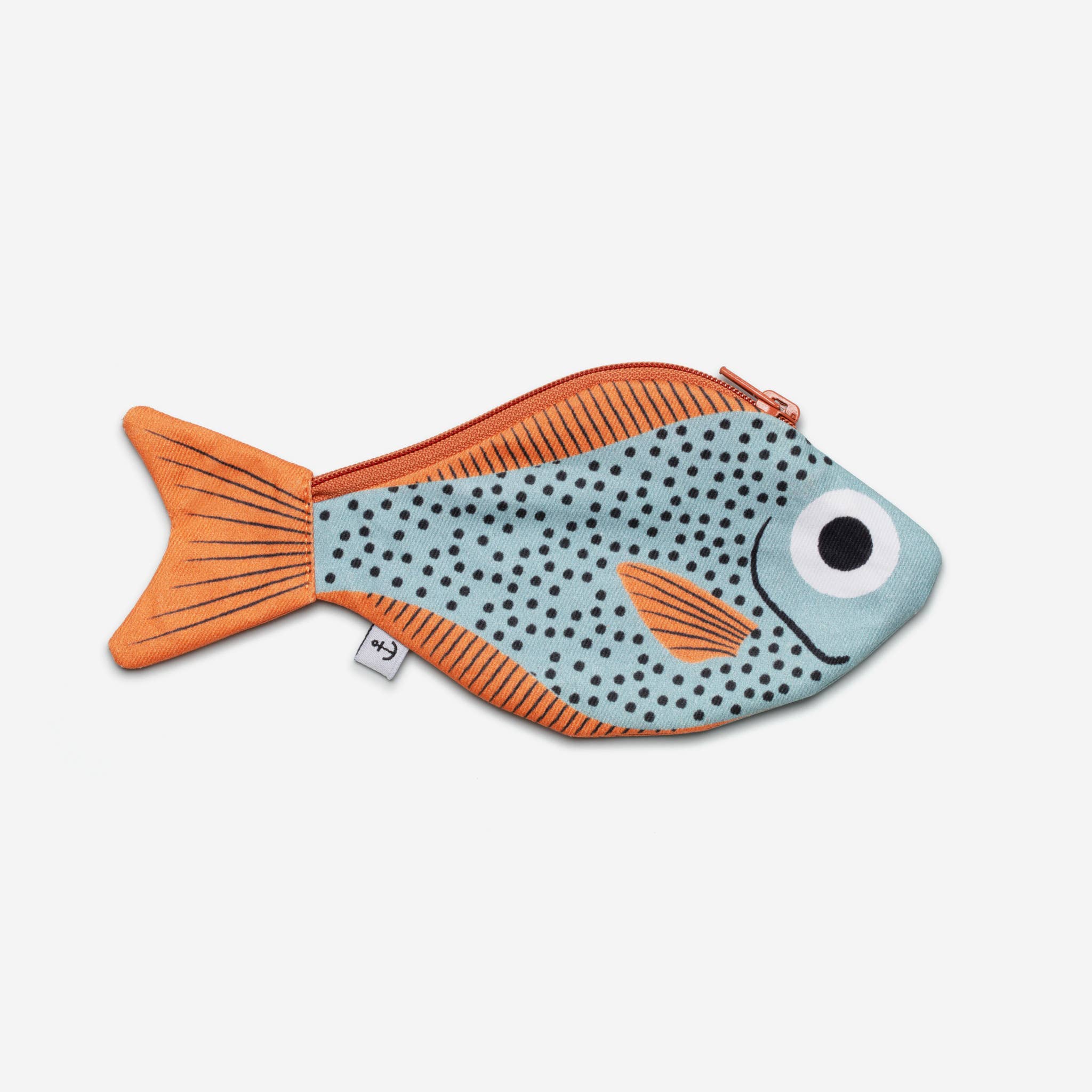 Sweeper fish purse or keychain (aqua)