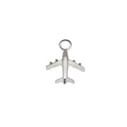 Airplane Charm in Sterling Silver