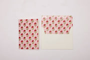 Hand Block Printed Greeting Card - Daisy Festive Mix