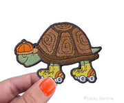 Skating Tortoise, Slow Your Roll Skate Patch