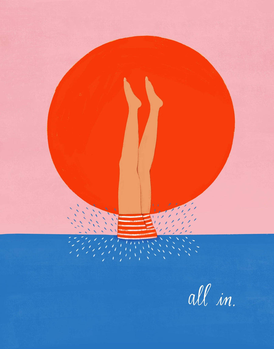 All In - Art Print from Lisa Congdon