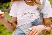 I Fucking Love Animals Embroidered Crop Top