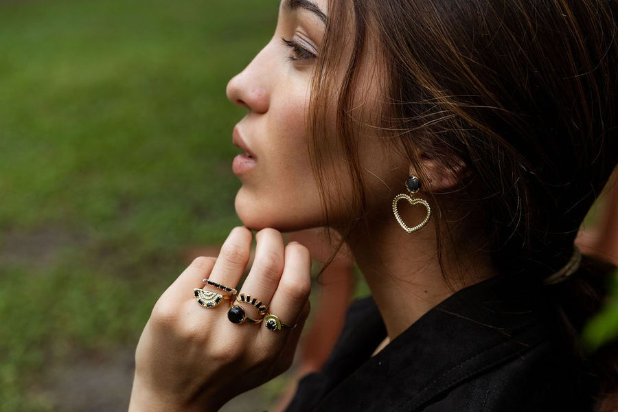 Cha Cha Gemstone Bar Ring