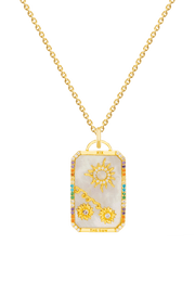 The Sun Tarot Card Necklace