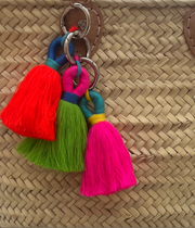 Tassel Bag Charm / Key Ring