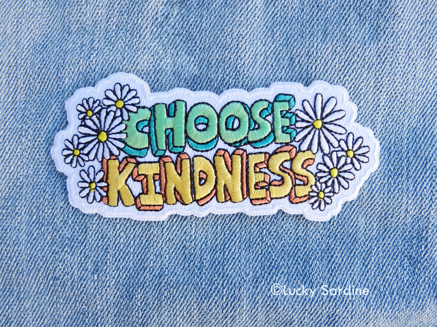 Choose Kindness Embroidered Patch