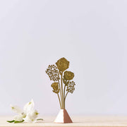 Tiny Bouquet - Brass
