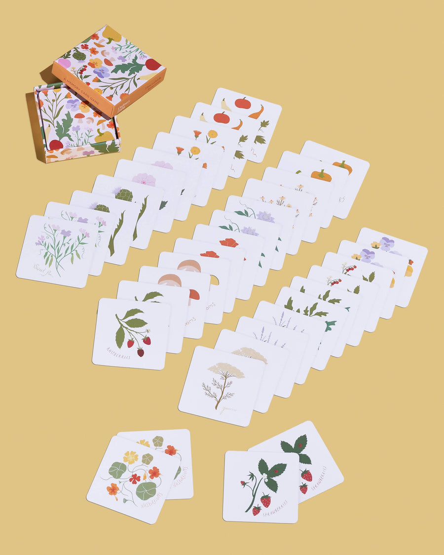 Garden Matching Card Game