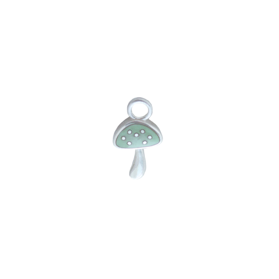 Mushroom Charm in sterling silver