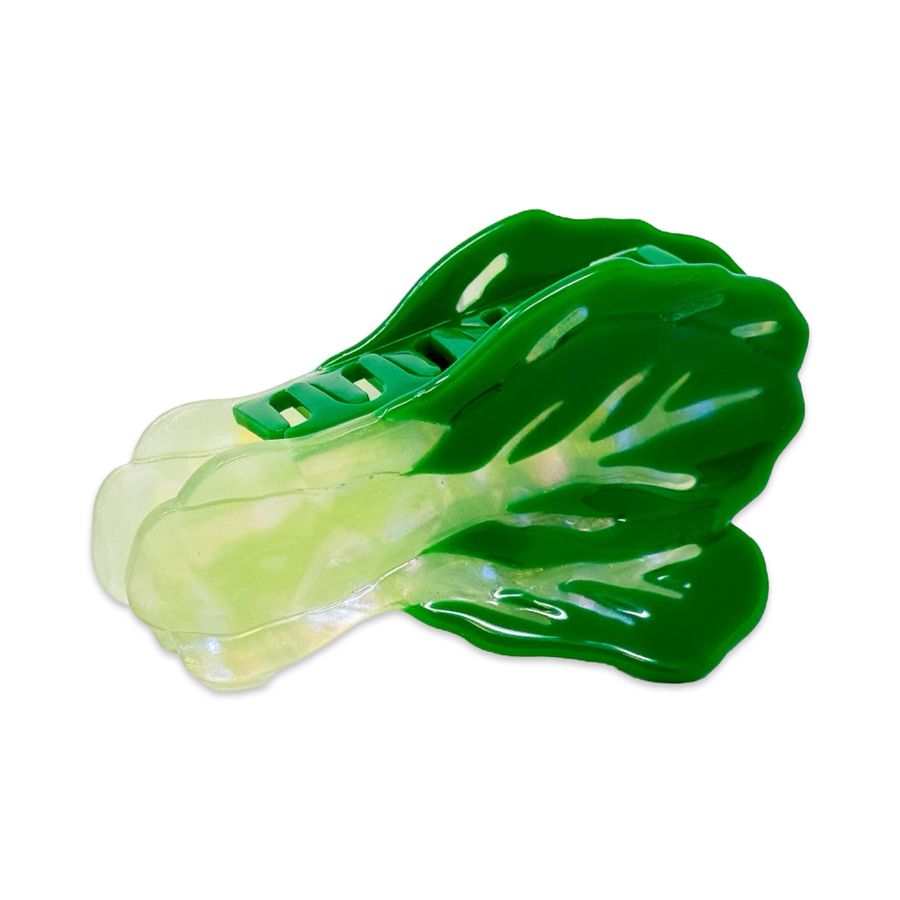 Large Bok Choy Hair Claw Clip