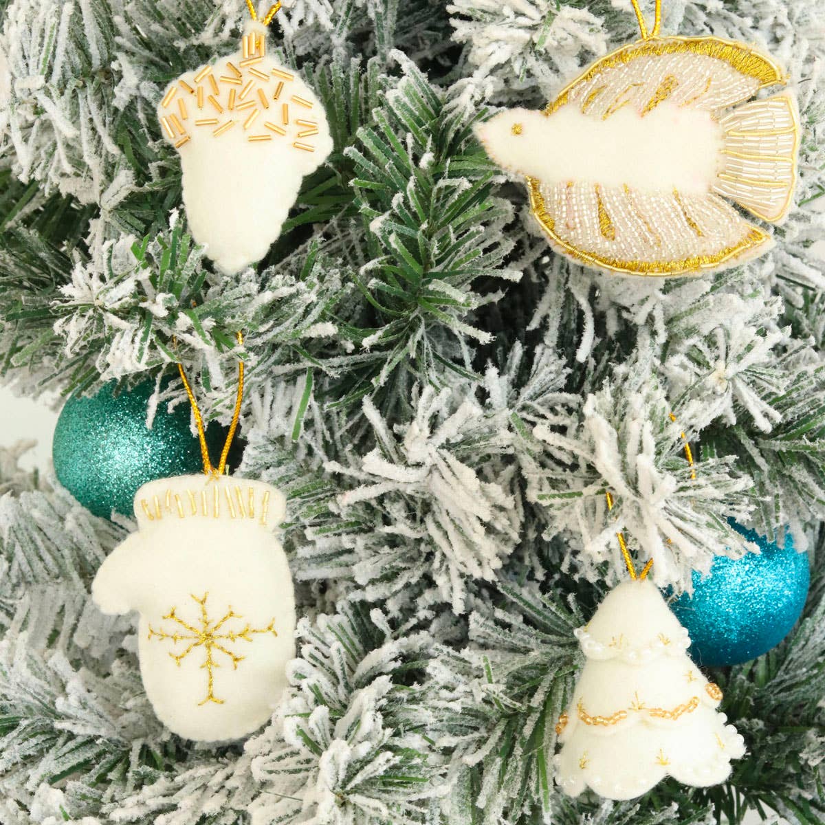 Christmas felt decorations DIY kit