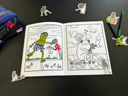 Frogs Doin' Stuff Coloring Book, Volume 1