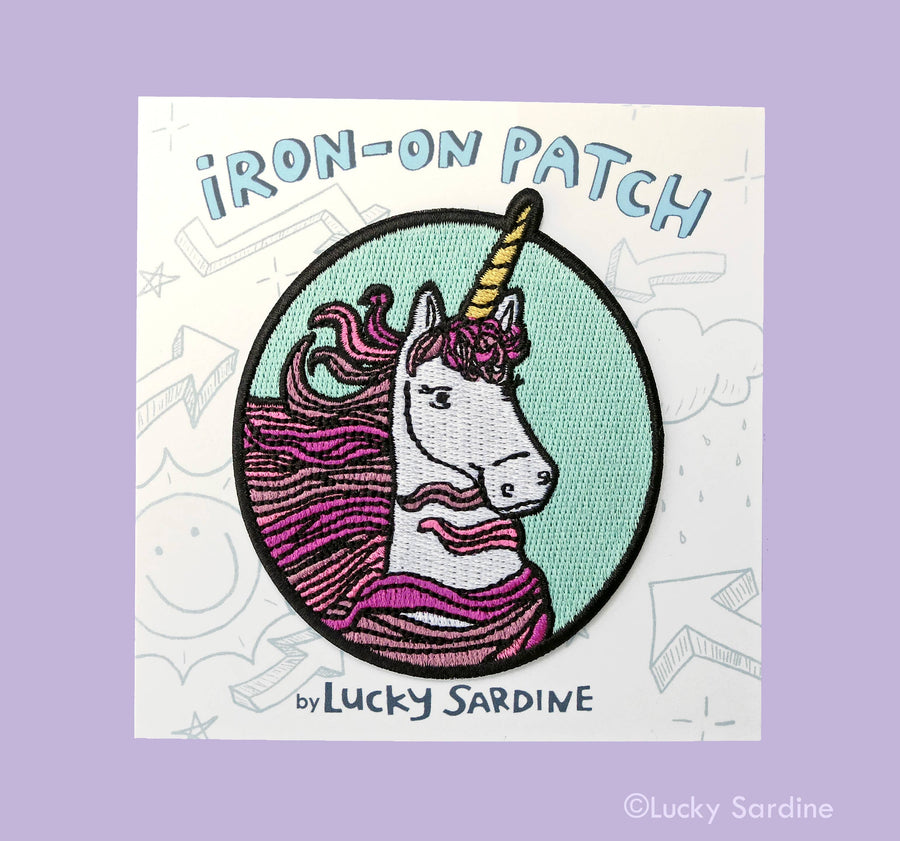 Unicorn, Magical Beast Embroidered Patch