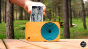 Sustainable Solid Colored Wooden Speakers