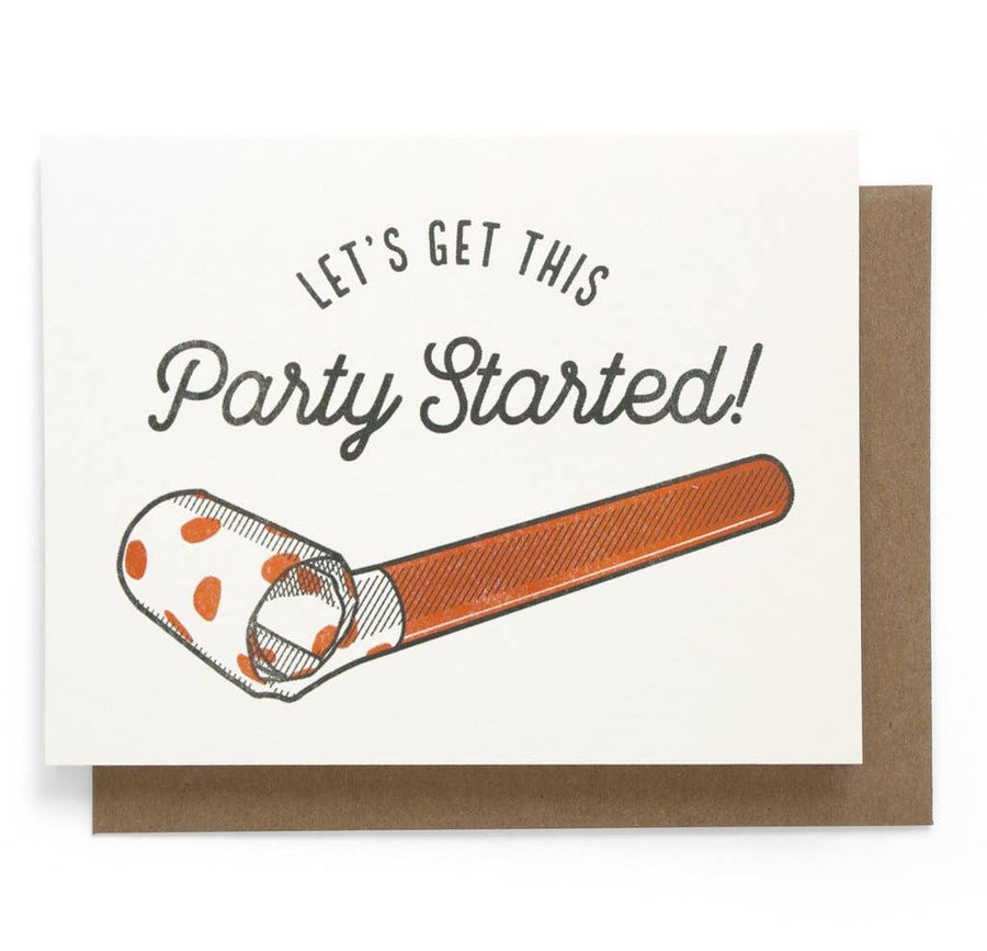 Party Note Birthday Card