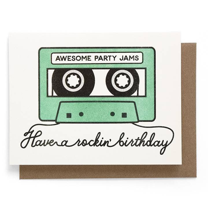 Mixtape Birthday Card