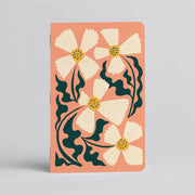 Spring Floral Notebook: Blank / 5x7 Single Pink