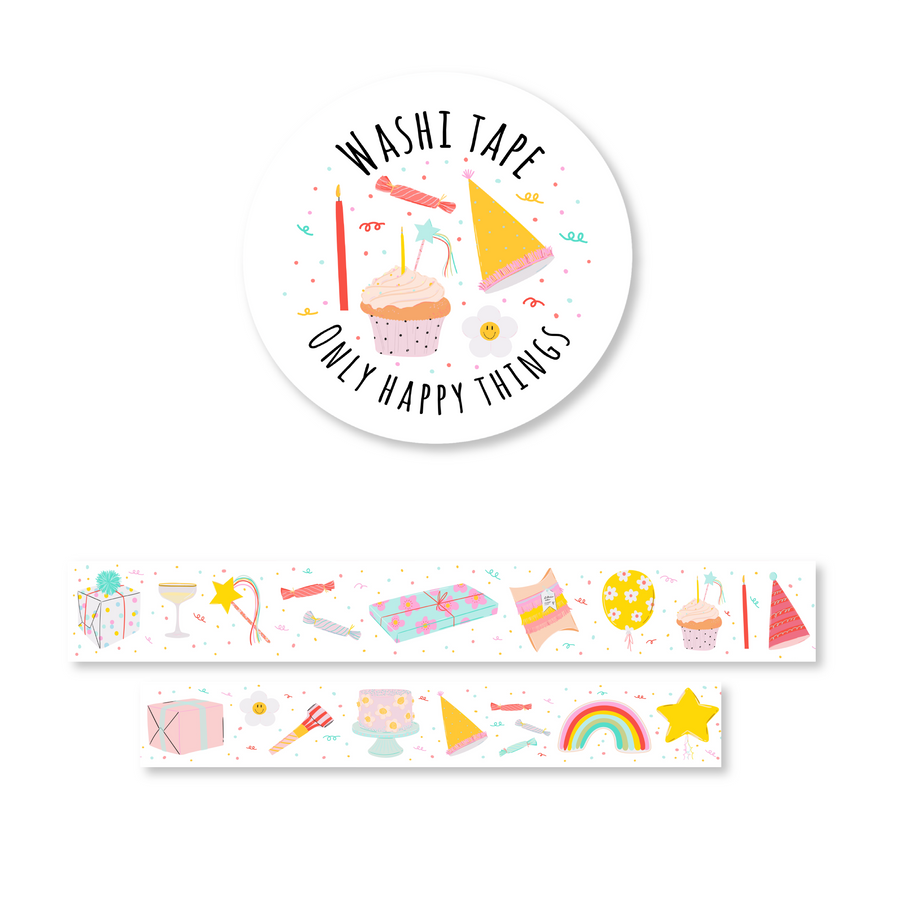 Washi tape Party time