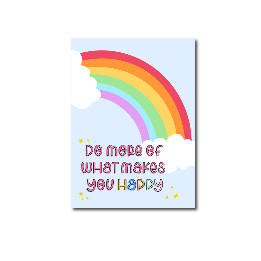 Postcard Do what makes you happy