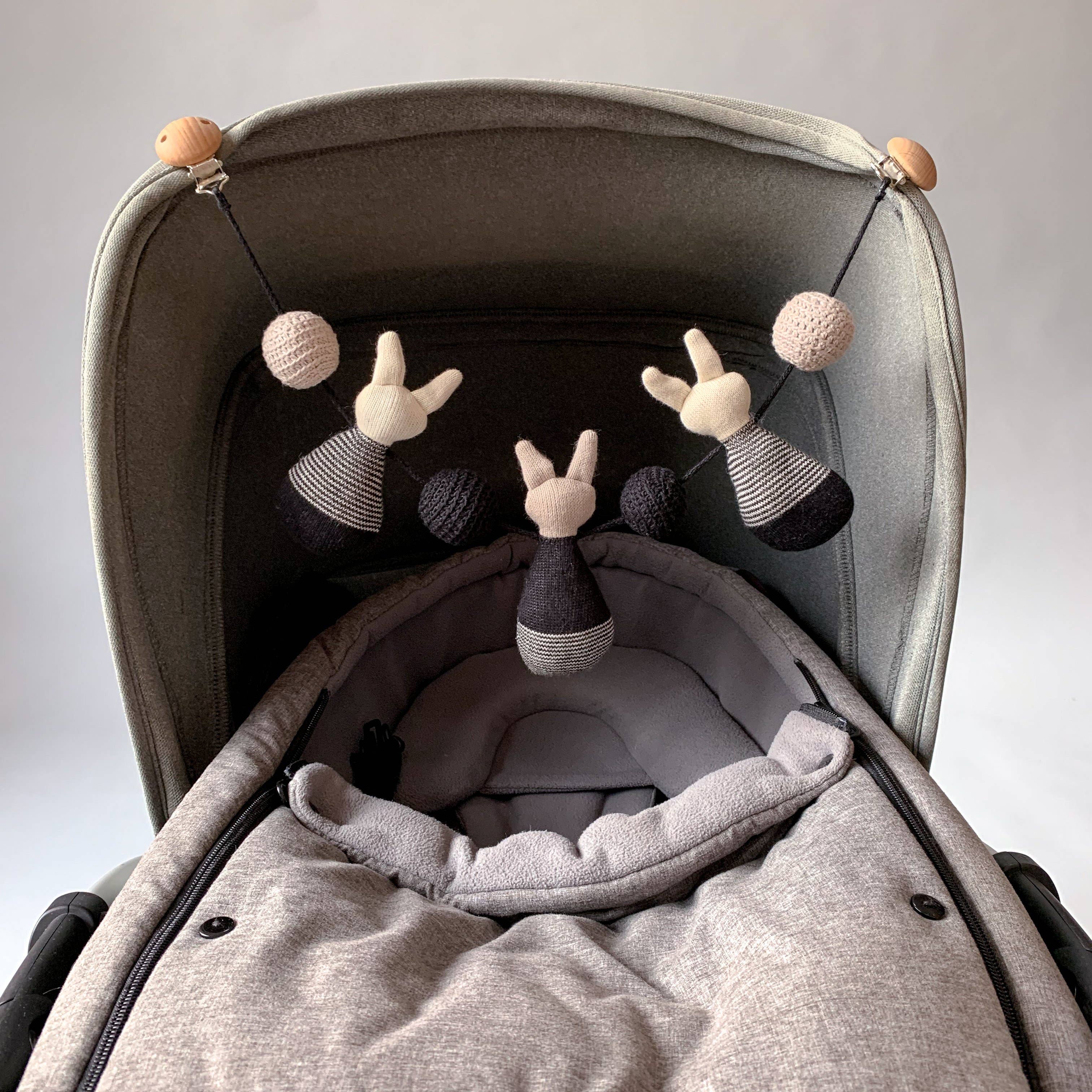 Stroller Toy Chain - Rabbits