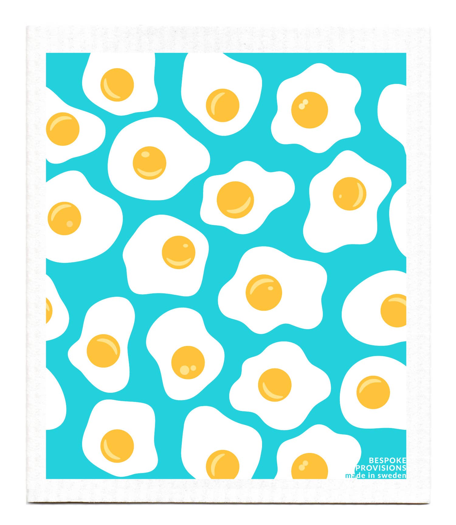 Bespoke Swedish Dishcloth - Eggs