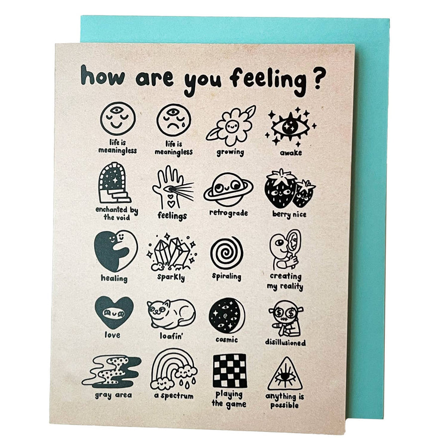 Greeting Card - Feelings Chart